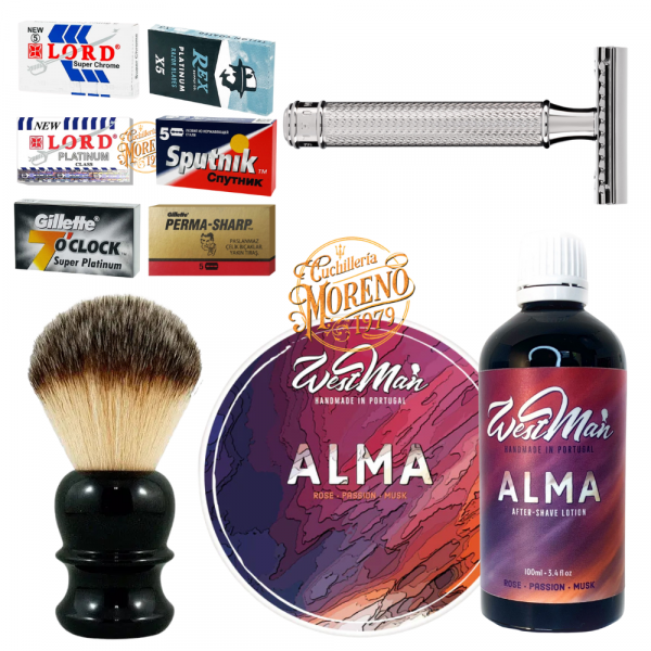 Pack Afeitado Clásico ARTESANAL Pieles Sensibles WESTMAN ALMA