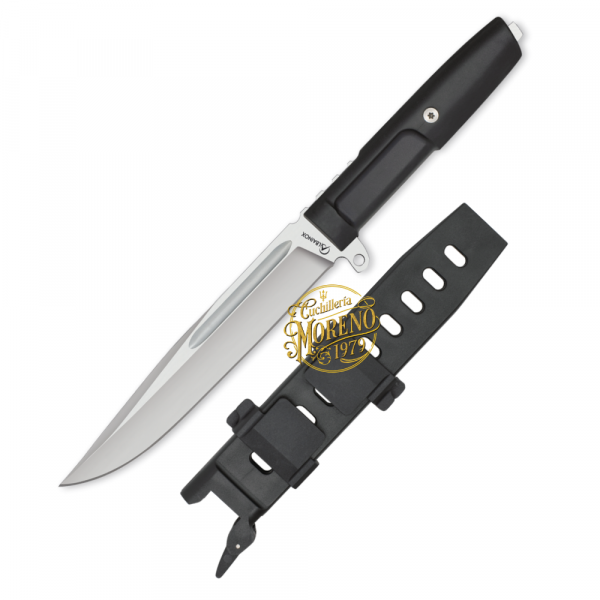 Cuchillo Táctico ALBAINOX Satinado Puño Goma