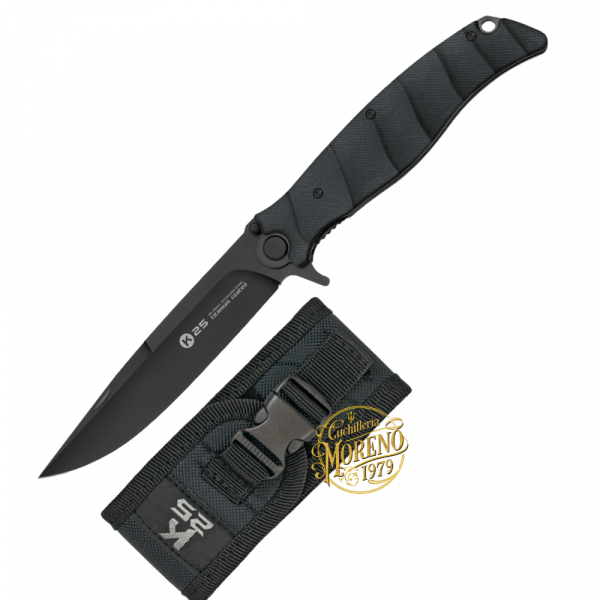 Navaja Táctica K25 G10 Negra Profesional