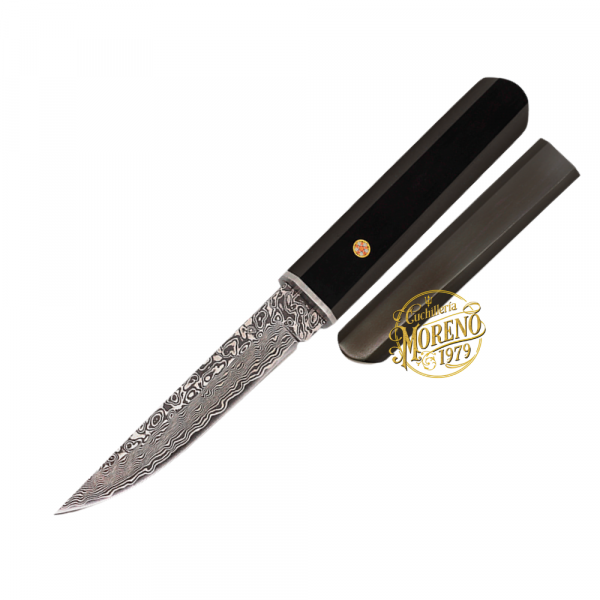 Cuchillo Damasco ALBAINOX Madera Ébano