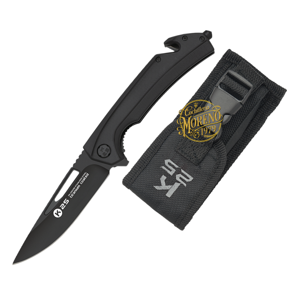 Navaja Táctica K25 G10 Negro