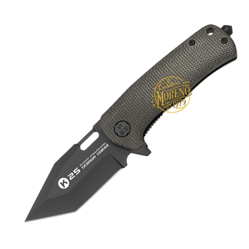 Navaja Táctica K25 Mikarta Negro