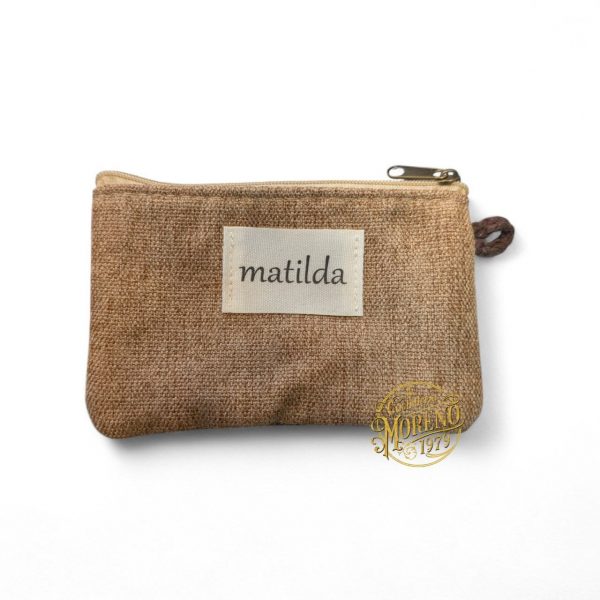 Estuche Maquinilla de Afeitar de Viaje LA MATILDA Marrón