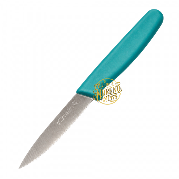 Cuchillo Verduras 3 CLAVELES Sierra Azul Verdoso
