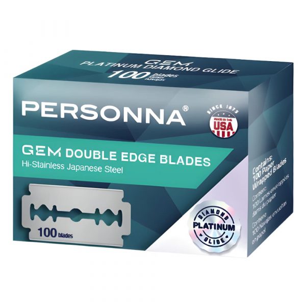 Cuchillas Afeitar Doble Filo Personna GEM 100 Unidades